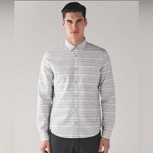 Lululemon Commission Long Sleeve Buttondown Qwick Oxford